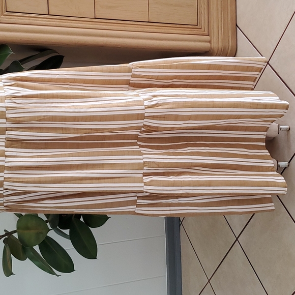 Windsor Women’s Stripe Long Tiered Spaghetti Strap Dress Size Medium - Picture 8 of 11